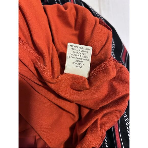 Ultra Flirt Cap Sleeve Pinstripe Wide Leg Jumpsuit Women’s Plus Size 1X - Picture 13 of 13